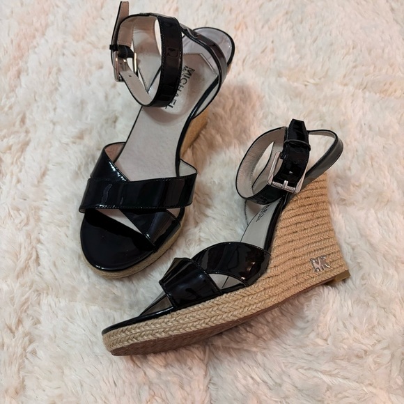 Michael Kors | espadrille straw wedges - Picture 1 of 6
